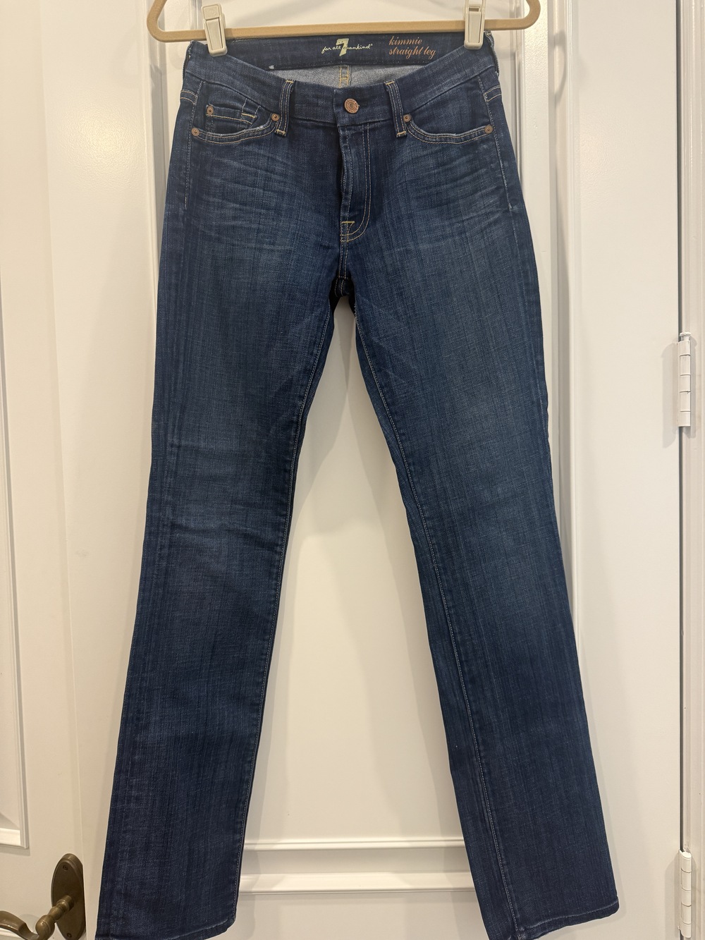7 For All Mankind - Kimmie Straight Leg Jeans - Size 27